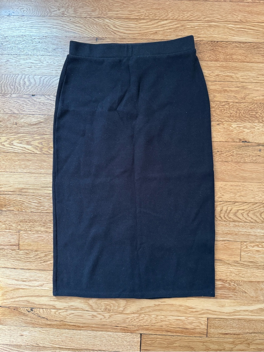 Old Navy Ribbed Black Pencil Skirt, Women's Size Medium